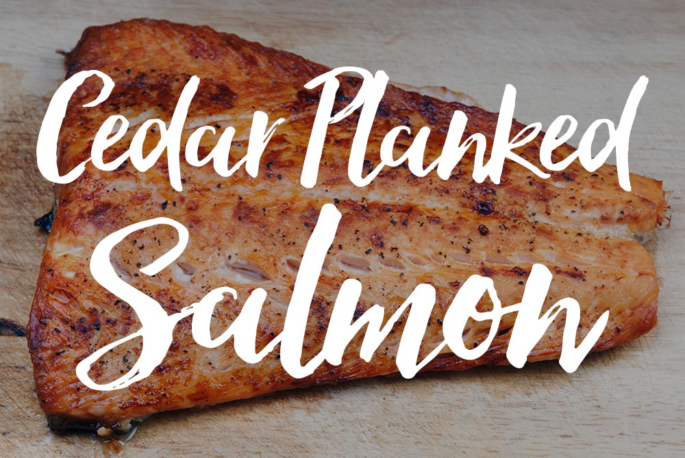 Cedar Planked Salmon on the Grill