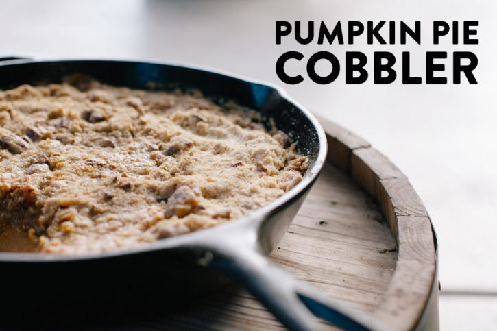 Pumpkin Pie Cobbler