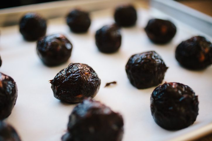 smoky caramel brownie truffles recipe